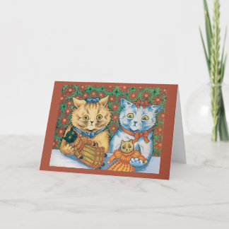 Katzen-Vintage Karte