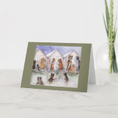 Katzen-Vintage Karte (Vorderseite)