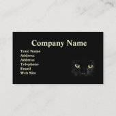 Katzen-Visitenkarte Visitenkarte (Rückseite)