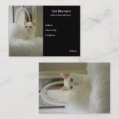 Katzen-Visitenkarte Visitenkarte (Vorne/Hinten)