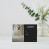 Katzen-Visitenkarte Visitenkarte (Stehend Vorderseite)