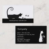 Katzen-Visitenkarte Visitenkarte (Vorne/Hinten)