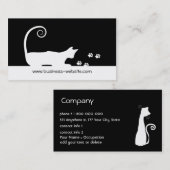 Katzen-Visitenkarte Visitenkarte (Vorne/Hinten)