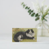 Katzen-Visitenkarte Visitenkarte (Stehend Vorderseite)