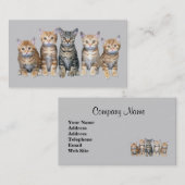 Katzen-Visitenkarte Visitenkarte (Vorne/Hinten)