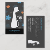 Katzen-Visitenkarte Visitenkarte (Vorne/Hinten)