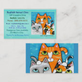 Katzen-Visitenkarten Visitenkarte (Vorne/Hinten)