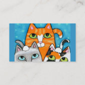 Katzen-Visitenkarten Visitenkarte (Rückseite)