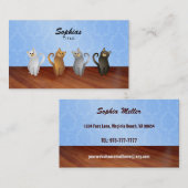 Katzen-Visitenkarten Visitenkarte (Vorne/Hinten)