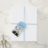 Katzen Vögel Garten Danke Geschenkanhänger (Mit Garn)