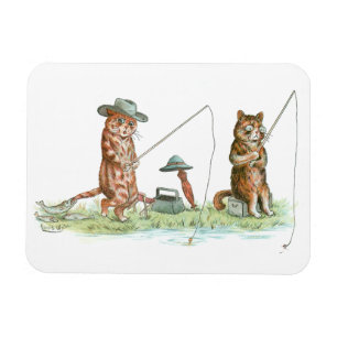 Katzen von Louis Wain Magnet