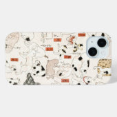 Katzen von Utagawa Kuniyoshi Case-Mate iPhone Hülle (Rückseite (Horizontal))