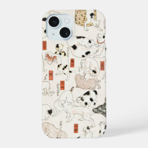 Katzen von Utagawa Kuniyoshi iPhone 15 Hülle