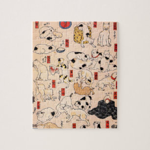 Katzen von Utagawa Kuniyoshi Puzzle