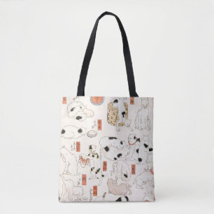 Katzen von Utagawa Kuniyoshi Tasche