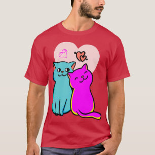 Katzen von Valentinstagen (3) T-Shirt