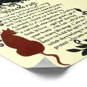 Katzen von Witchcraft-Poster Poster (Ecke)