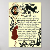Katzen von Witchcraft-Poster Poster (Vorne)