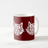 Katzen vor der Anwendung Kaffeetasse (VorderseiteRechts)