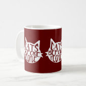 Katzen vor der Anwendung Kaffeetasse (Vorderseite Links)