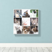 KATZEN - Vorlage Leinwanddruck (Insitu (Holzboden))