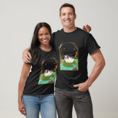Katzen-Waldkern-Häuschen T-Shirt (Unisex)