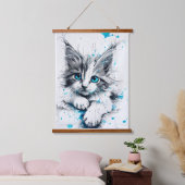 Katzen Wandbehang Teppich Kätzchen (Schlafzimmer)