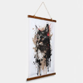 Katzen Wandbehang Teppich Kätzchen (Gewinkelt)