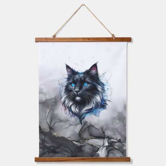 Katzen Wandbehang Teppich Kätzchen (Vorderseite)