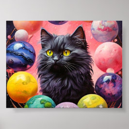 Katzen-Wandkunst für Katzenliebhaber Poster