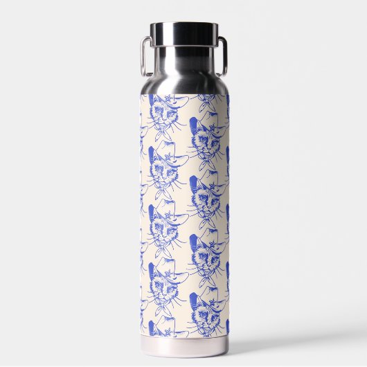 Katzen-Wasserflasche Trinkflasche (Vorne)