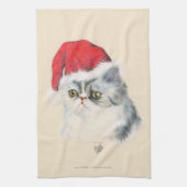 Katzen-Weihnachten Handtuch (Vertikal)