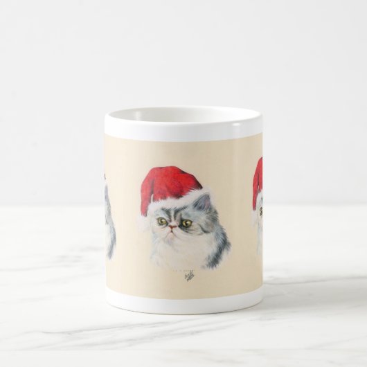 Katzen-Weihnachten Kaffeetasse (Mittel)