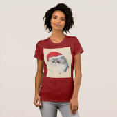Katzen-Weihnachten T-Shirt (Vorne ganz)