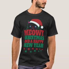 Katzen Weihnachten T-Shirt
