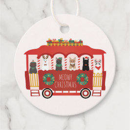 Katzen Weihnachten Trolly Meowy Weihnachten Geschenkanhänger