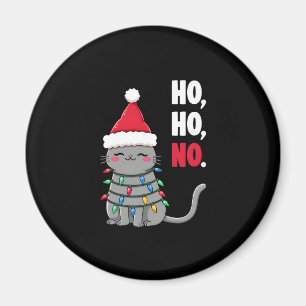 Katzen-Weihnachts-Shirt Kinder Lustiges Santa-Katz Magnet
