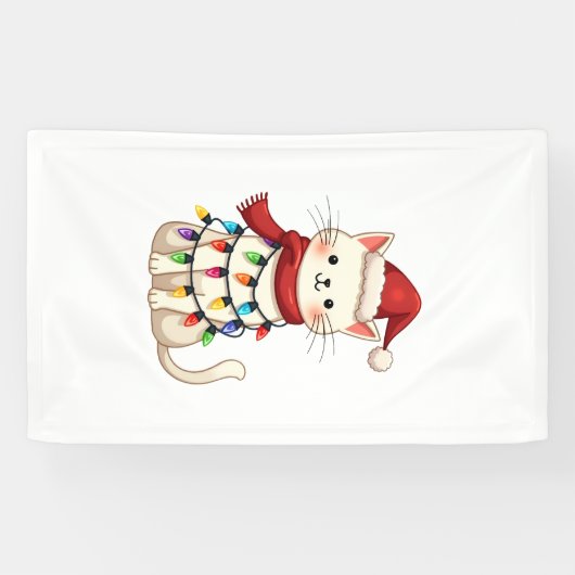 Katzen-Weihnachtsbaum Weihnachten (3) Banner (Horizontal)