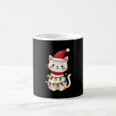 Katzen-Weihnachtsbaum-Weihnachten (4) Kaffeetasse (Mittel)