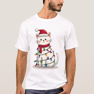Katzen-Weihnachtsbaum Weihnachten (4) T-Shirt