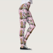 Katzen Weihnachtsmäntel Leggings (Rechts)