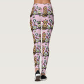 Katzen Weihnachtsmäntel Leggings (Rückseite)