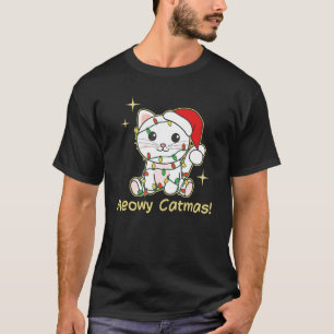 Katzen Weihnachtstiere Niedlich Katzen Meowy Katme T-Shirt