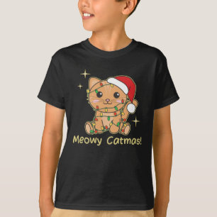 Katzen Weihnachtstiere Niedliche Katzen Meowy Catm T-Shirt