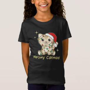 Katzen Weihnachtstiere Niedliche Katzen Meowy Catm T-Shirt