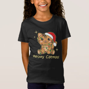 Katzen Weihnachtstiere Niedliche Katzen Meowy Catm T-Shirt