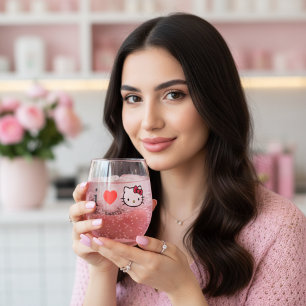 Katzen-Weinglas ohne Stiel Weinglas Ohne Stiel