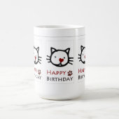 Katzen Weiße Katzen Paws Kaffeetasse (Mittel)