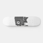 Katzen Weltherrschaft für Katzen - Rücken Farbe Skateboard (Horizontal)