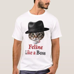 Katzen wie ein Boss - Katzen-Geschenk T-Shirt